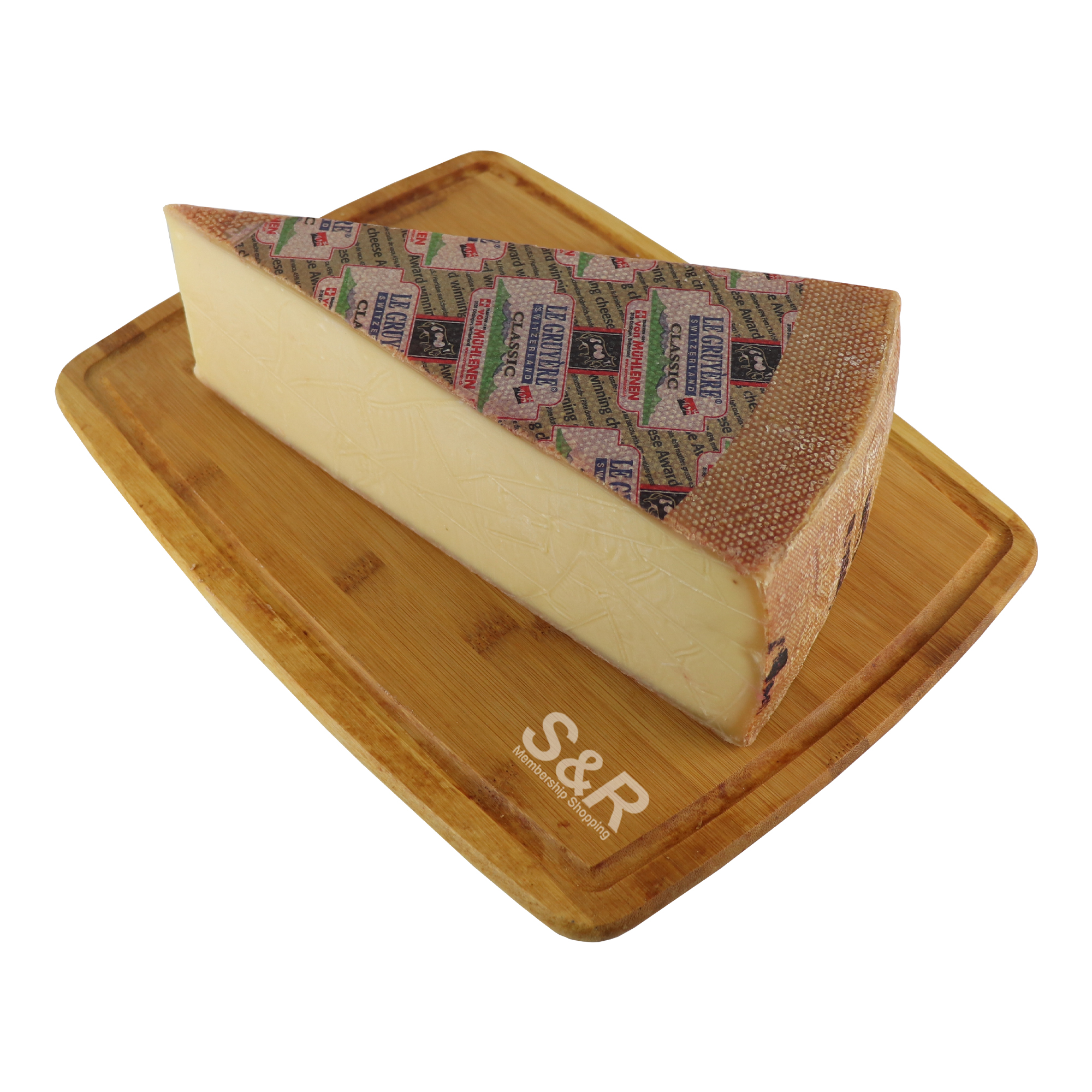 S&R Gruyere Swiss Cheese approx. 3kg